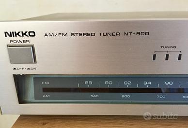 Sintonizzatore AM-FM STEREO NIKKO NT-500 1981