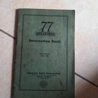 Manuale depoca per la manutenzione per Chrysler 77