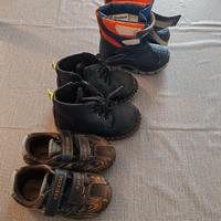 tris scarpe stivali autunno/inverno bimbo