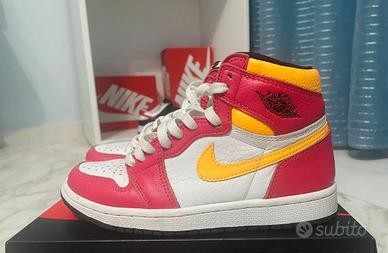 Jordan Air1 Retro High Light Fusion Red