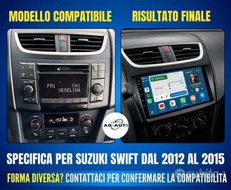 Suzuki Swift KIT COMPLETO Autoradio Android 9 pol.