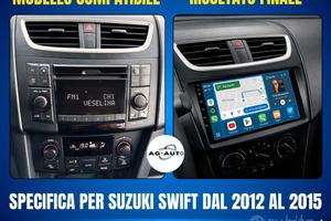 Suzuki Swift KIT COMPLETO Autoradio Android 9 pol.