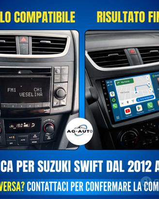 Suzuki Swift KIT COMPLETO Autoradio Android 9 pol.