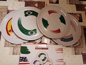 Set 4 piatti da pizza Brandani