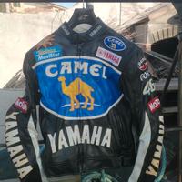 GIACCA IN PELLE MOTO YAMAHA
