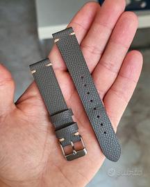 Cinturino grigio in similpelle 18 mm per orologio