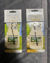 Yankee Candle Car Jar Clean Cotton auto 2 pezzi