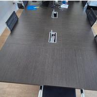 scrivania Colore Rovere Grigio 320 x 150 cm