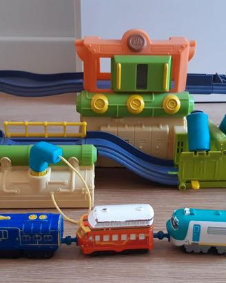 Chuggington playset rimessaggio e lavaggio