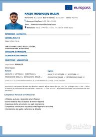 Camera pulita.Facchini, Auito cucina