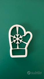 Stampo biscotti guanto NATALE