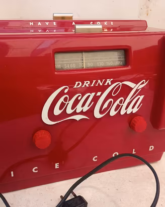 radio vintage pubblicitaria Coca Cola