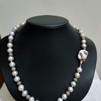 Collana di perle con chiusura in argento!!!