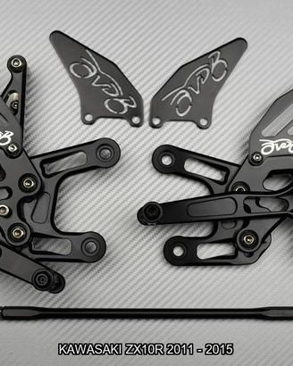 Pedane arretrate KAWASAKI ZX10R 2011 - 2015