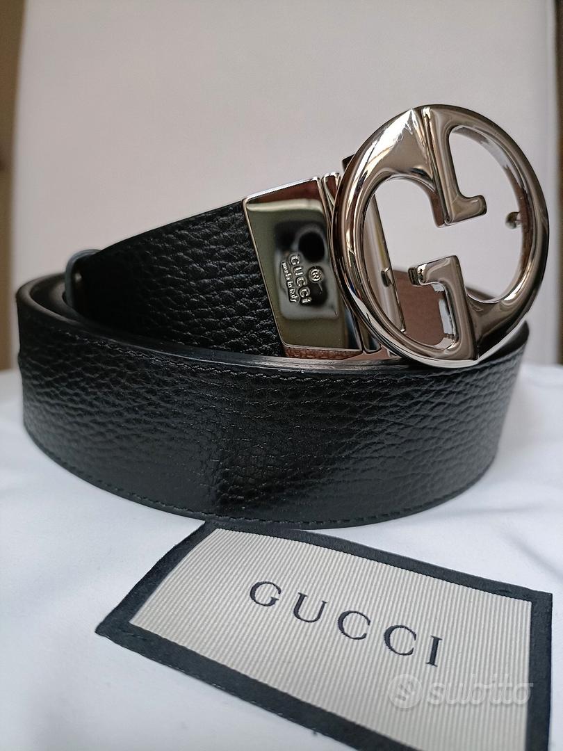 Cintura gucci hotsell uomo double face