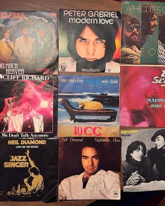 Lotto di dischi PopRock 60-80