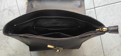 Borsa a mano in vera pelle artigianato italiano