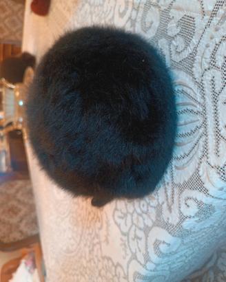 cappello donna vintage nero