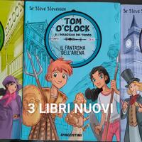 3 Libri nuovi Tom O'Clock e i detective del tempo