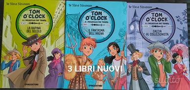 3 Libri nuovi Tom O'Clock e i detective del tempo