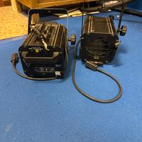 Coppia Proiettore teatrale alogeno a fascio fisso