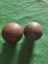 palle da cannone leggero epoca 700 ? originali 