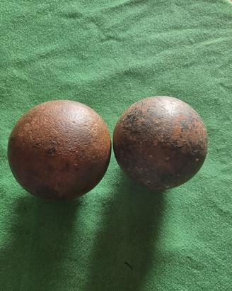 palle da cannone leggero epoca 700 ? originali 
