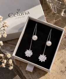 Orecchini pendenti in Argento 925 – Luce di Perla