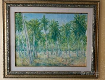 Olio su tela “Le Palme”
