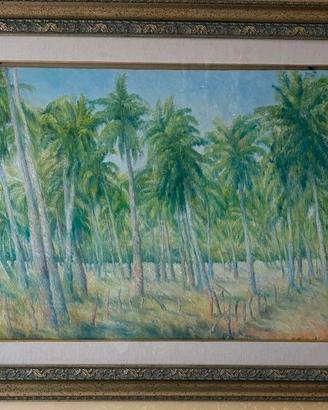 Olio su tela “Le Palme”