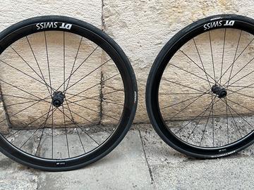 Ruote DT SWISS 1450 carbonio gommate