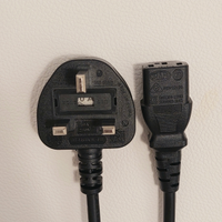 Cavo alimentazione 1,40 mt presa americana/inglese