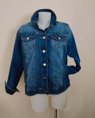 giacca jeans Fiorella rubino 46