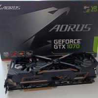 Scheda Video Nvidia Aorus GeForce GTX 1070 8gb