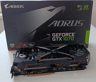 Scheda Video Nvidia Aorus GeForce GTX 1070 8gb
