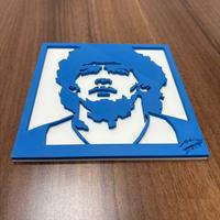 Quadro maradona ssc napoli gadget arredo casa