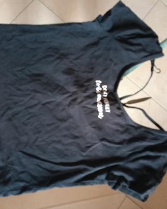 maglia maniche corte con scollo 