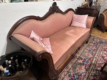 Divano e poltrona Luigi Filippo