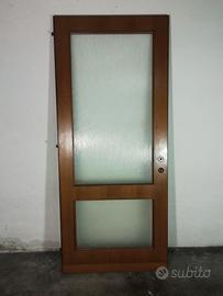 Porta interna ex appartamento con 2 vetri