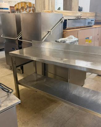 banco da lavoro in acciaio inox