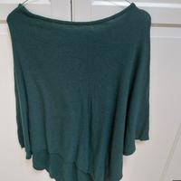 Poncho lana e cachemire pari al nuovo