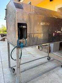 Gira arrosto elettrico professionale
