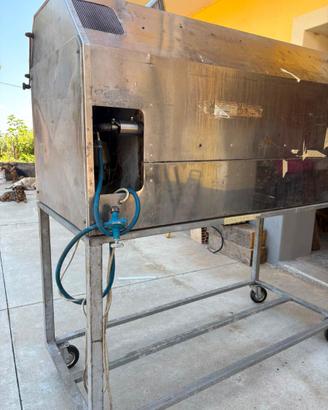 Gira arrosto elettrico professionale