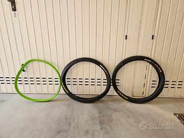 Coppia gomme Maxxis +inserto vittoria