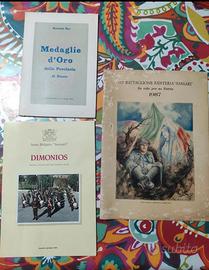 Lotto libro medaglie calendario brigata Sassari