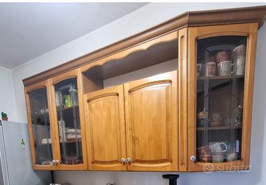 Pensili cucina in legno