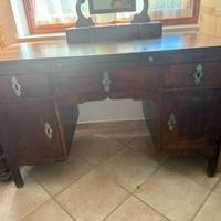 Scrivania antica legno massello