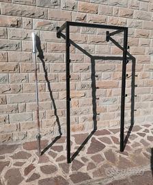 Rack palestra con bilanciere