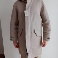 Cappotto Brioni nuovo per uomo M colore Tortora.
