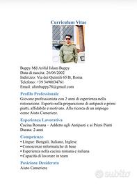 Aiuto cameriere